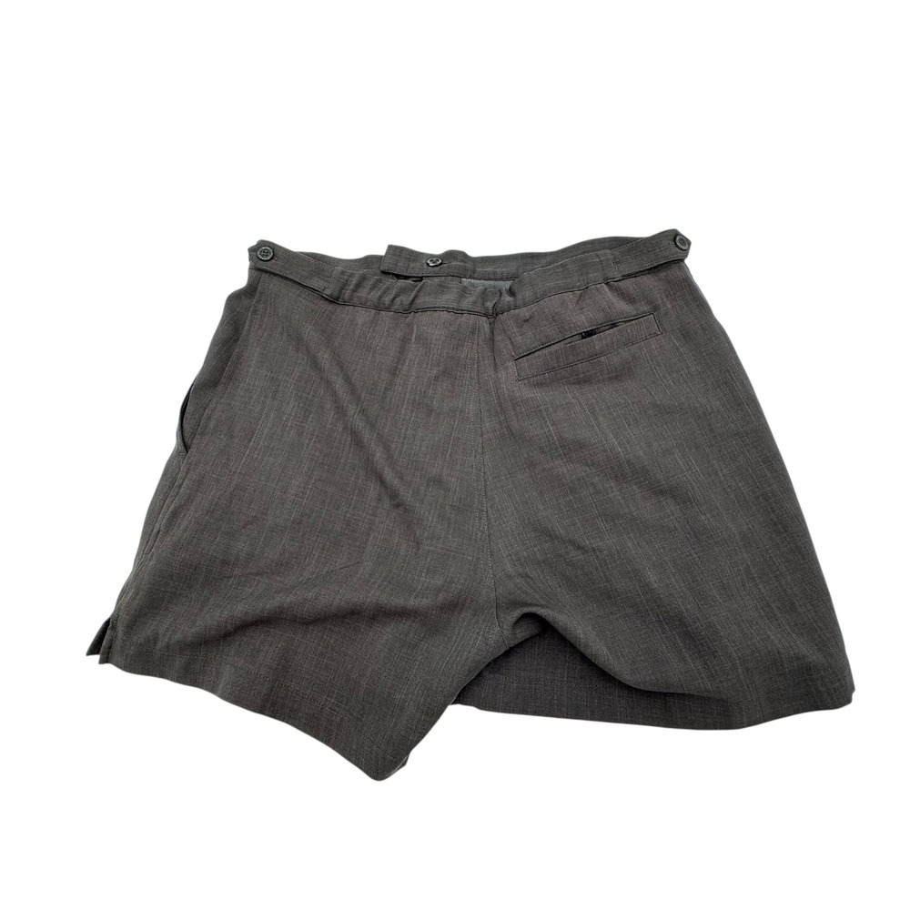 Nike Court Dri Fit Shorts Mens 36 Gray Excellent Tennis Athletic Heathered‎ 7in